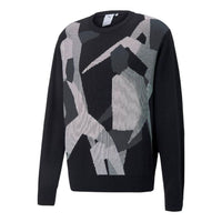 PUMA Players Lounge Knit Crew Neck 'Black' 535804-01