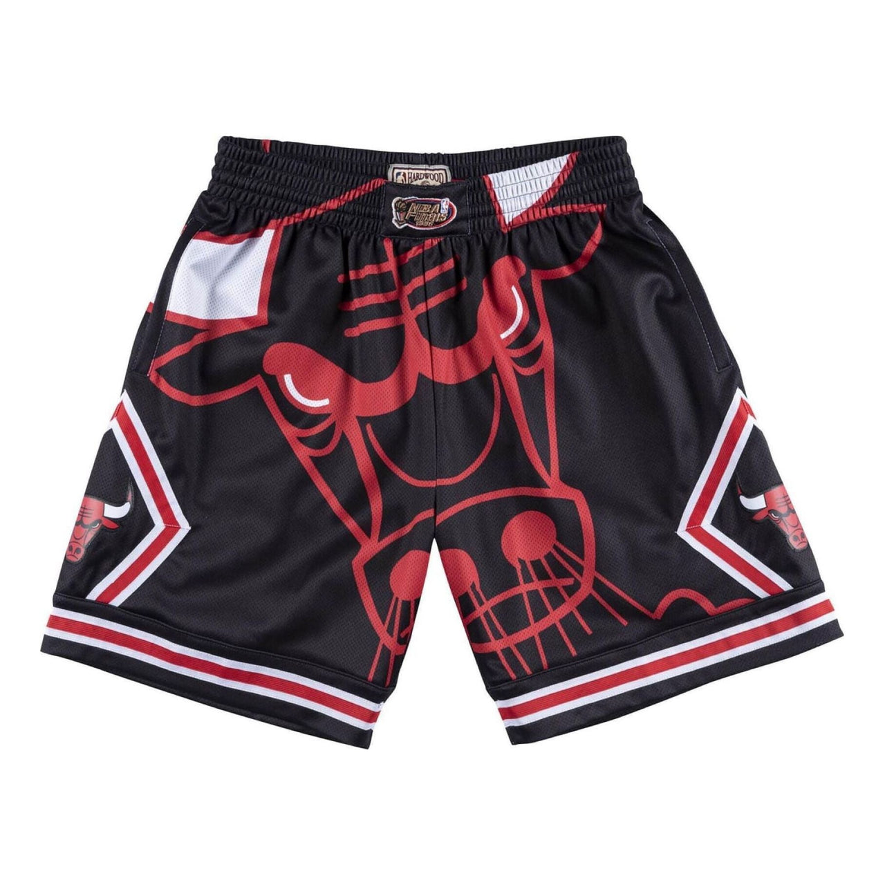 Mitchell & Ness x NBA Chicago Bulls 1997-98 Big Face Shorts 'Black' SHORBW19069-CBUBLCK97