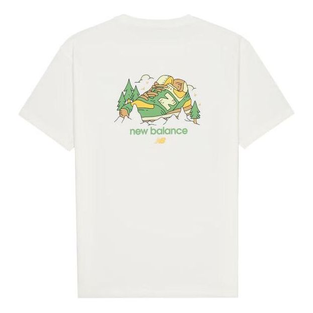 New Balance Shoe Graphic T-Shirt 'White' AMT41362-CIC