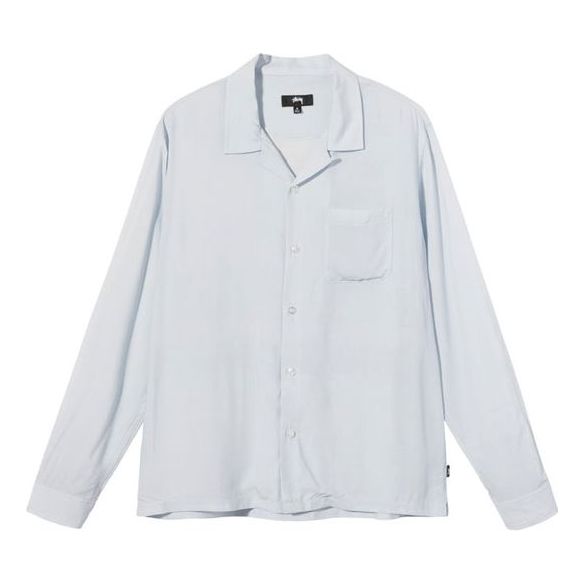 Stussy Pin Up Girl L/S Shirt 'Light Grey' STUSSY-SS21-3