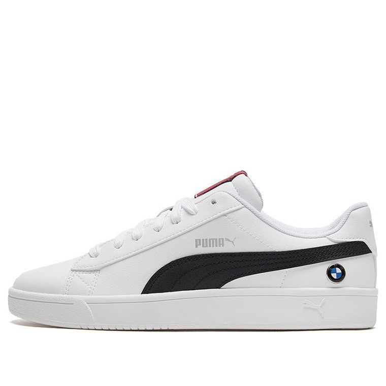 PUMA Bmw Motorsport Court White/Black/Red Casual Board Shoes 339928-02