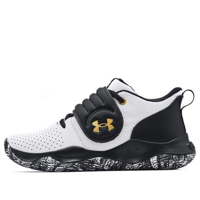 (GS) Under Armour Zone BB 'White Black Gold' 3024262-102