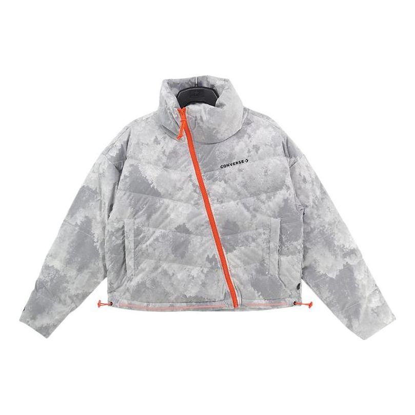 (WMNS) Converse Down Jacket 'White Grey' 10021988-A01
