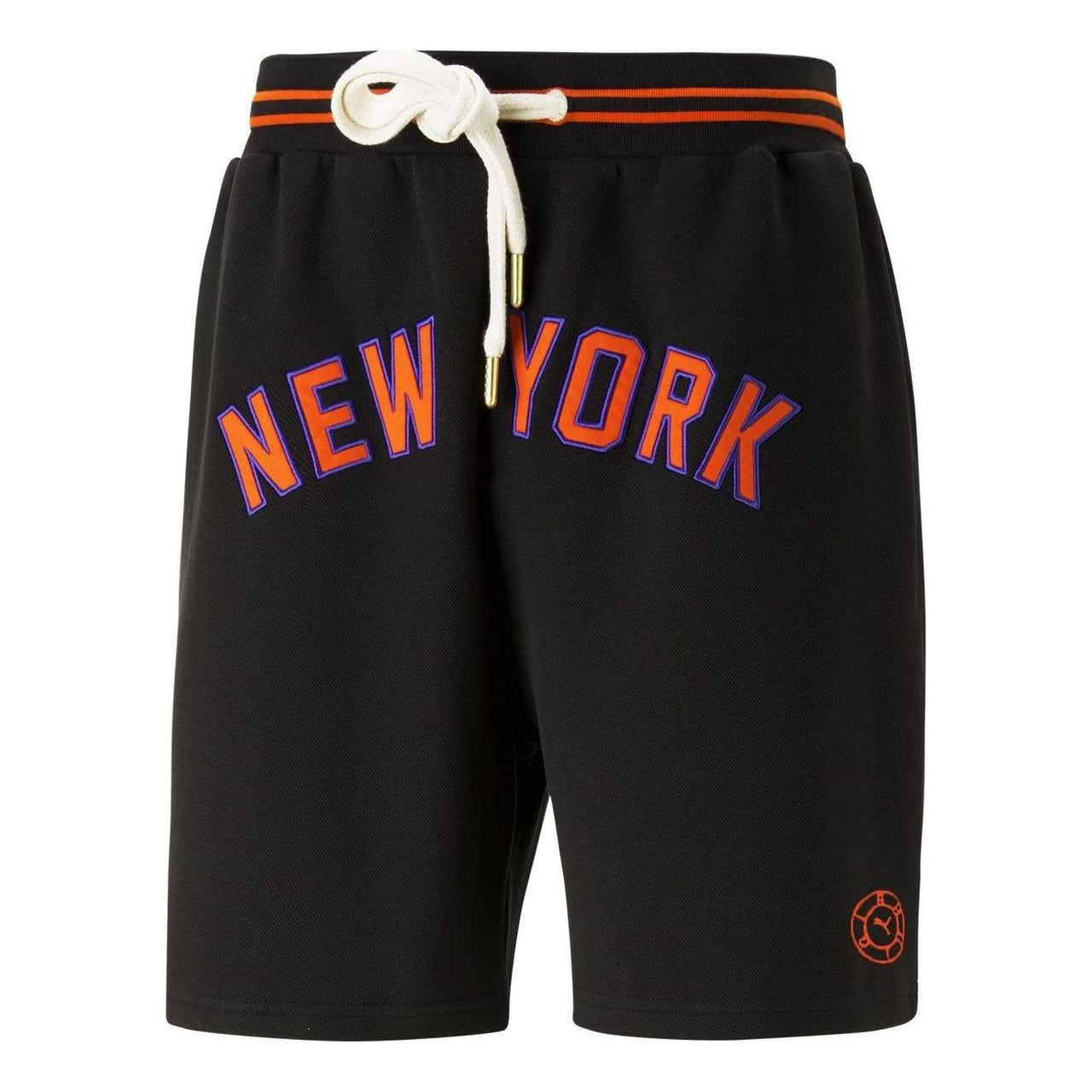 PUMA x Rhuigi New York Basketball Shorts 'Black Red' 539496-01