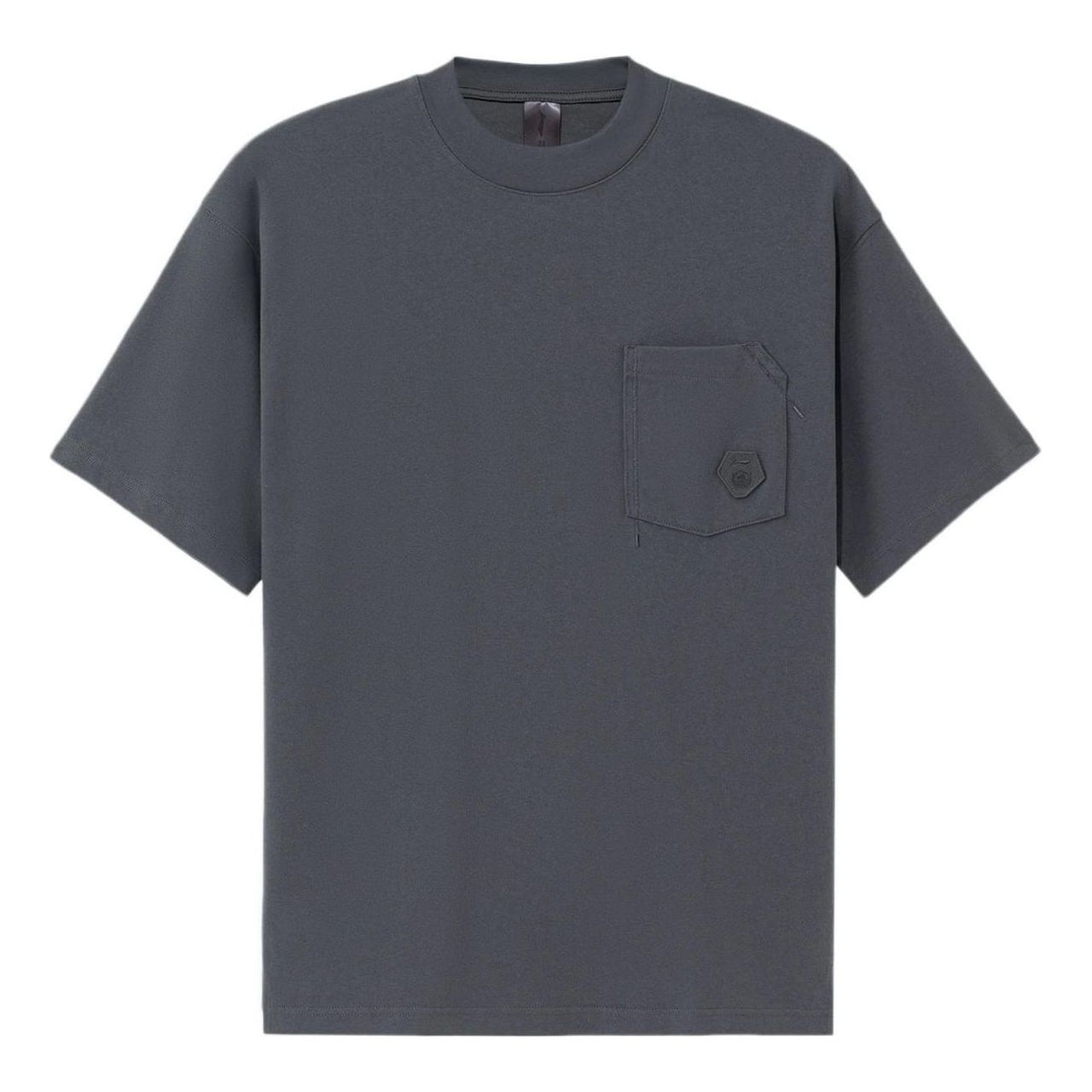 Li-Ning x Jackie Chan Kung Fu Pocket T-shirt 'Storm Grey' AHSS205-2