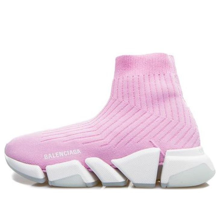 (WMNS) Balenciaga Speed 2.0 Trainers 'Rib-Knit Pale Pink' 654045W2D815691