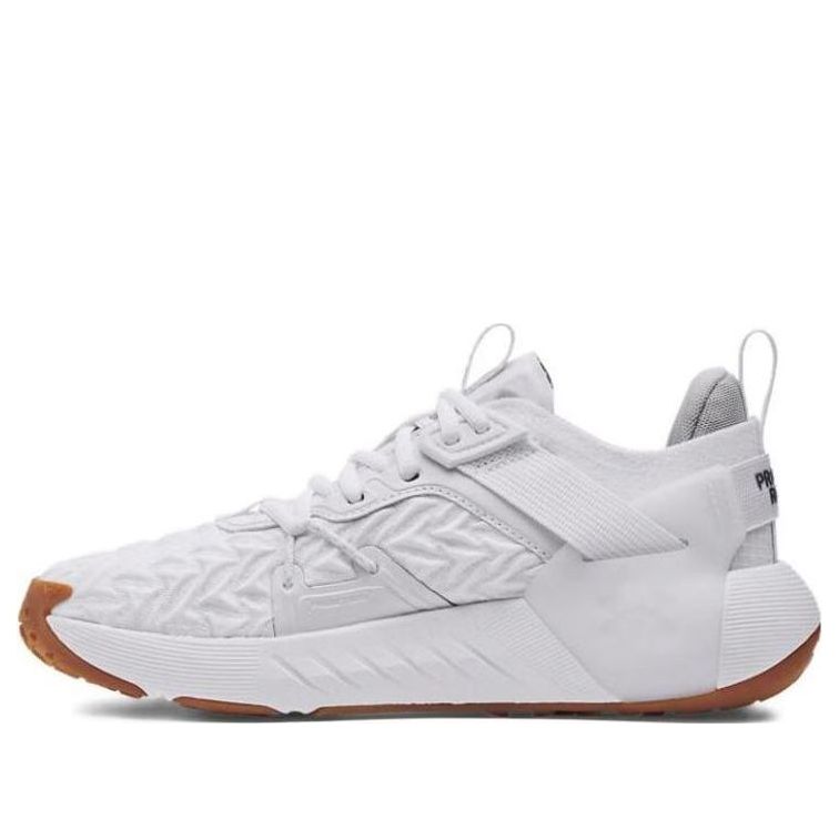 (WMNS) Under Armour Project Rock 6 'White Khaki' 3026535-100