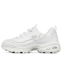 (WMNS) Skechers D Lites Low-Top Running Shoes White 149463-WHT