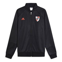 adidas Football Club Casual Stand Collar Sports Jacket Black AX6236