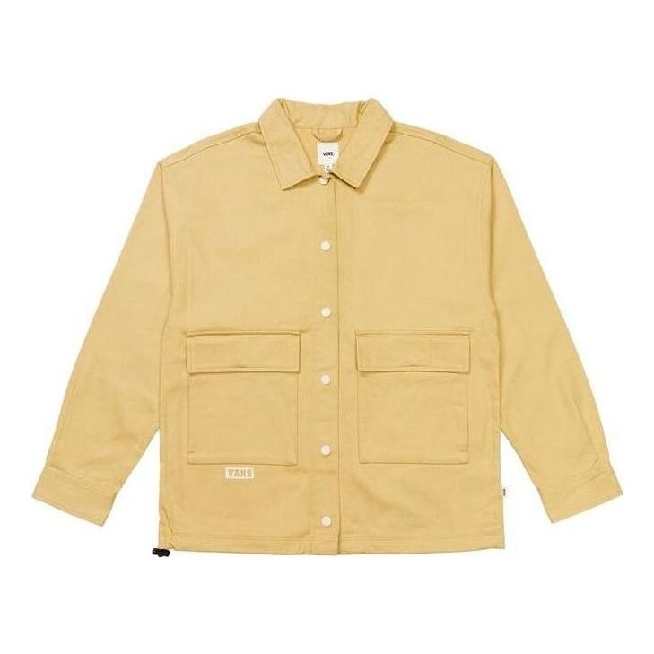(WMNS) Vans Prep School Shacket 'Yellow' VN0002S5YUU