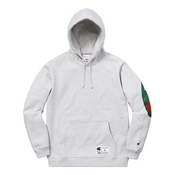 Supreme x Champion Hooded Sweatshirt 'Grey Green' SUP-SS18-529