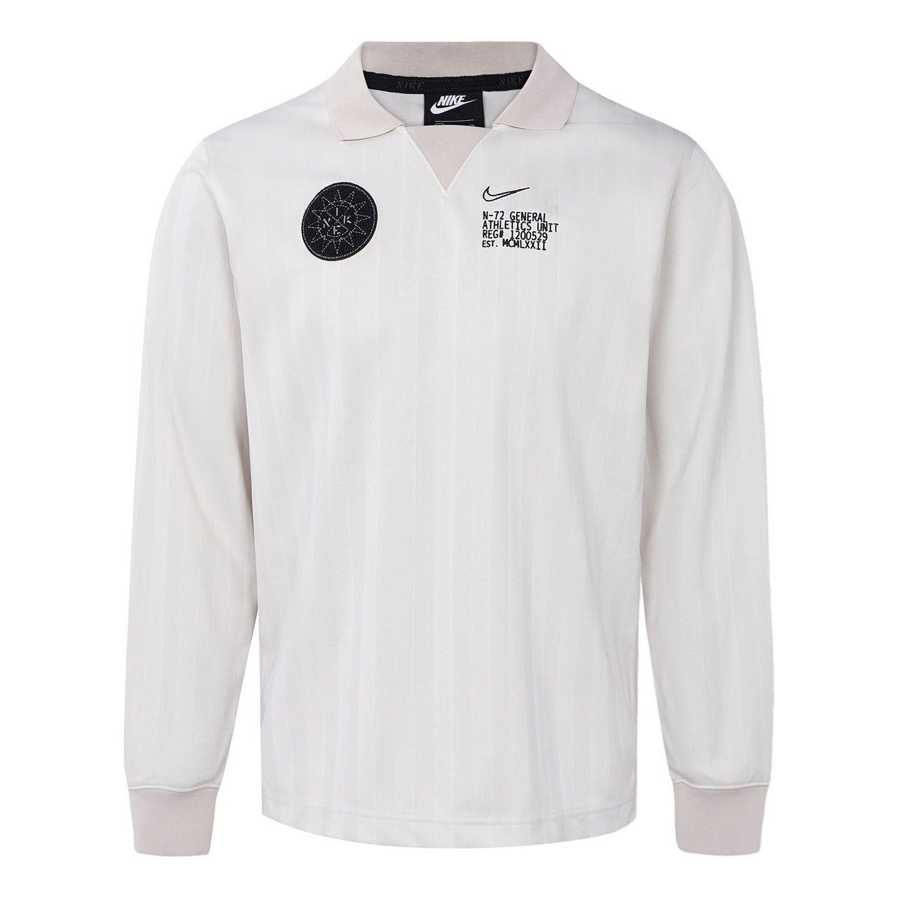 Nike Long Sleeves Collar Tee 'Cream Beige Oregon' CK1929-072