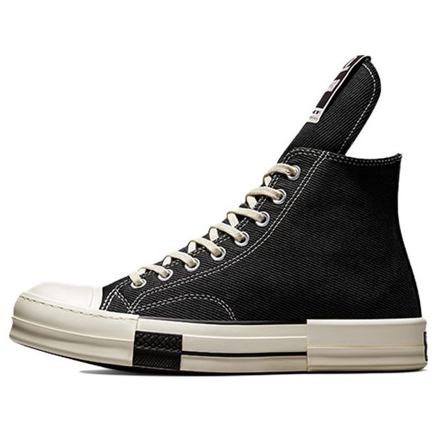 Converse Rick Owens x DRKSHDW DRKSTAR Chuck 70 High 'Black' A00130C