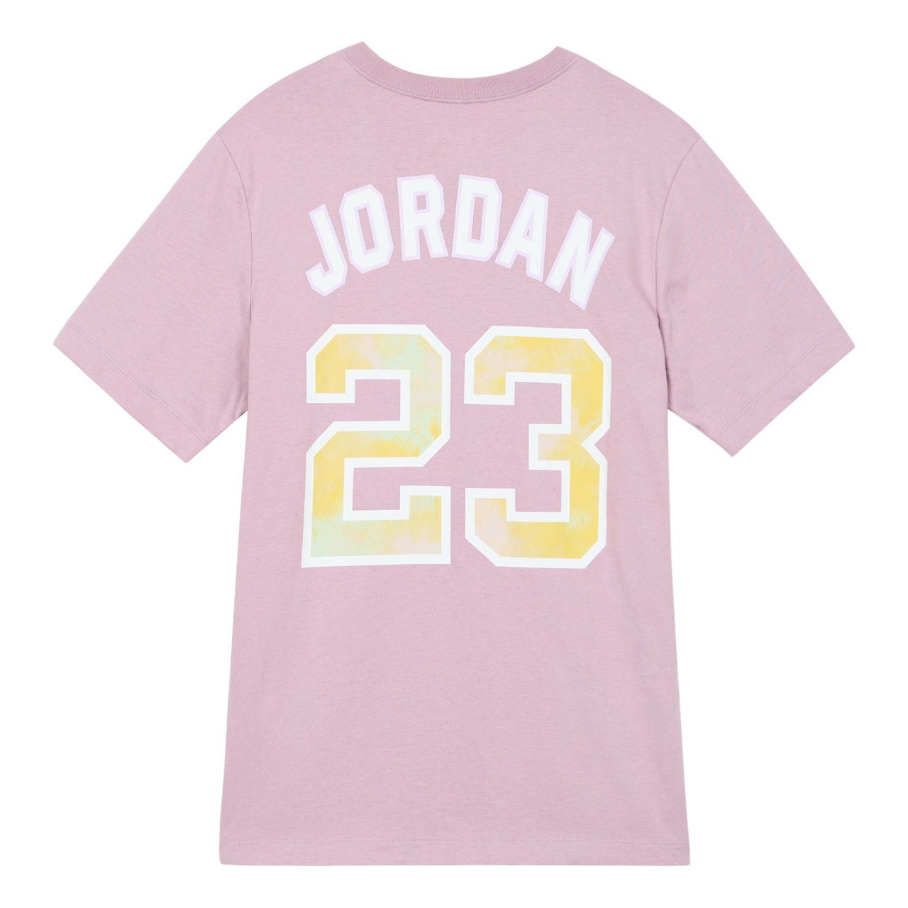 Air Jordan Sport DNA Solid Color Logo Alphabet Numeric Round Neck Short Sleeve Purple Red DO8899-501