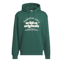 adidas Originals Graphic Hoodies Asia Sizing 'Green' JE3486