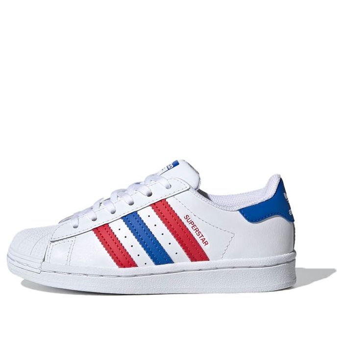 (PS) adidas Superstar C 'White Blue Scarlet' FW5850