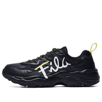 (WMNS) FILA Heritage-FHT 'Black White Yellow' F12W031120FBK