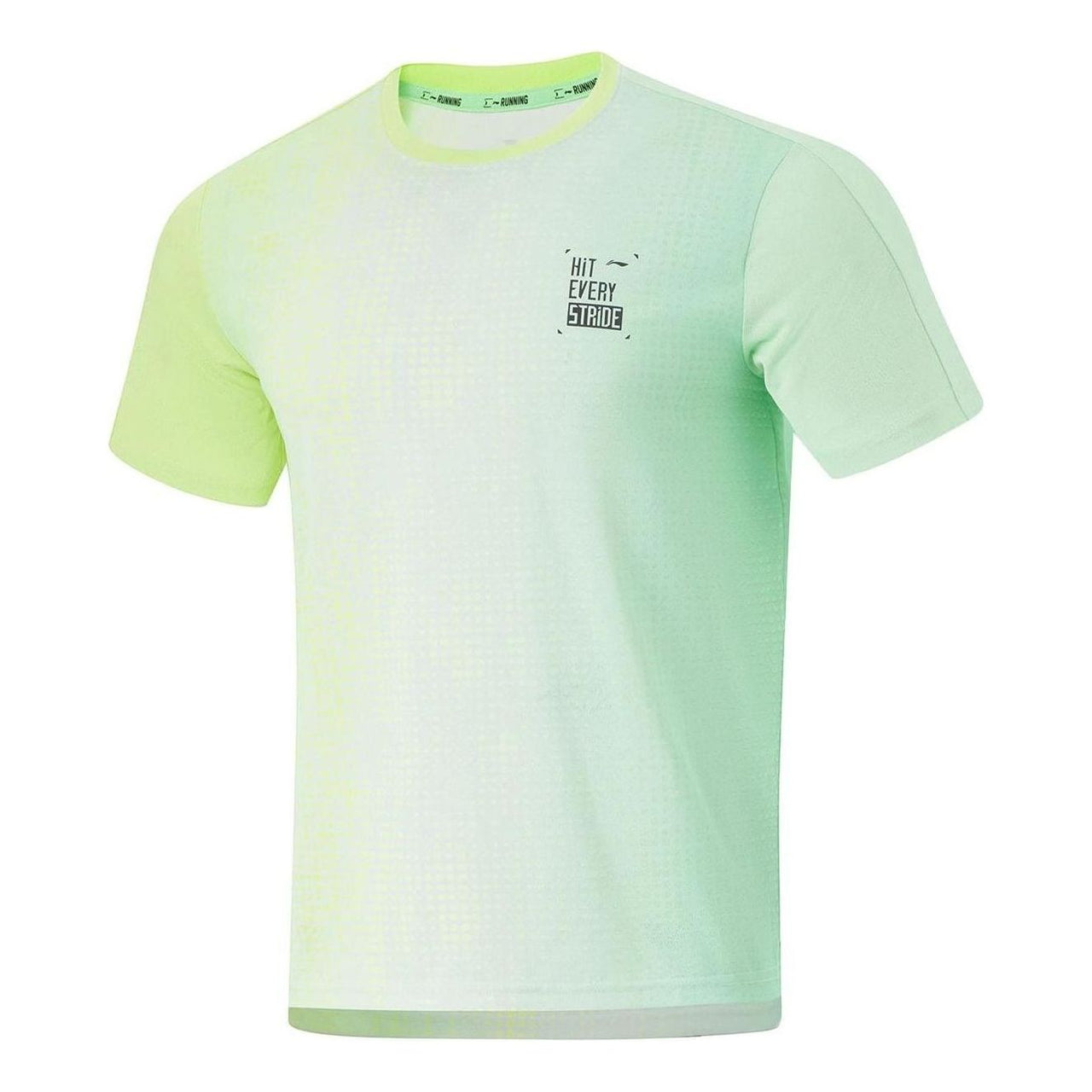 Li-Ning Graphic Quick-Drying Running T-shirt 'Neon Green' ATSU191-3
