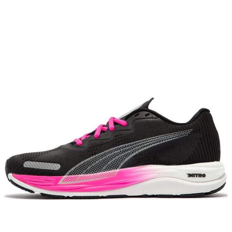 (WMNS) PUMA Velocity Nitro 2 Fade 'Black Pink White' 378527-03
