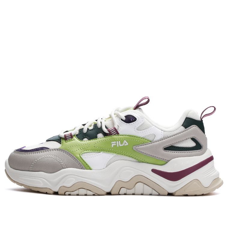 (WMNS) FILA Collina Sport Shoes 'White Grey Green' F12W312117FMB