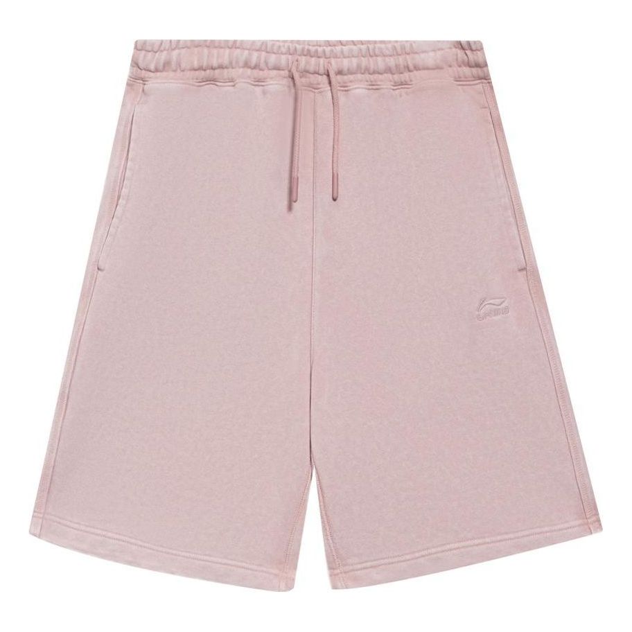 Li-Ning Embroidered Shorts 'Pink' AKSS315-9