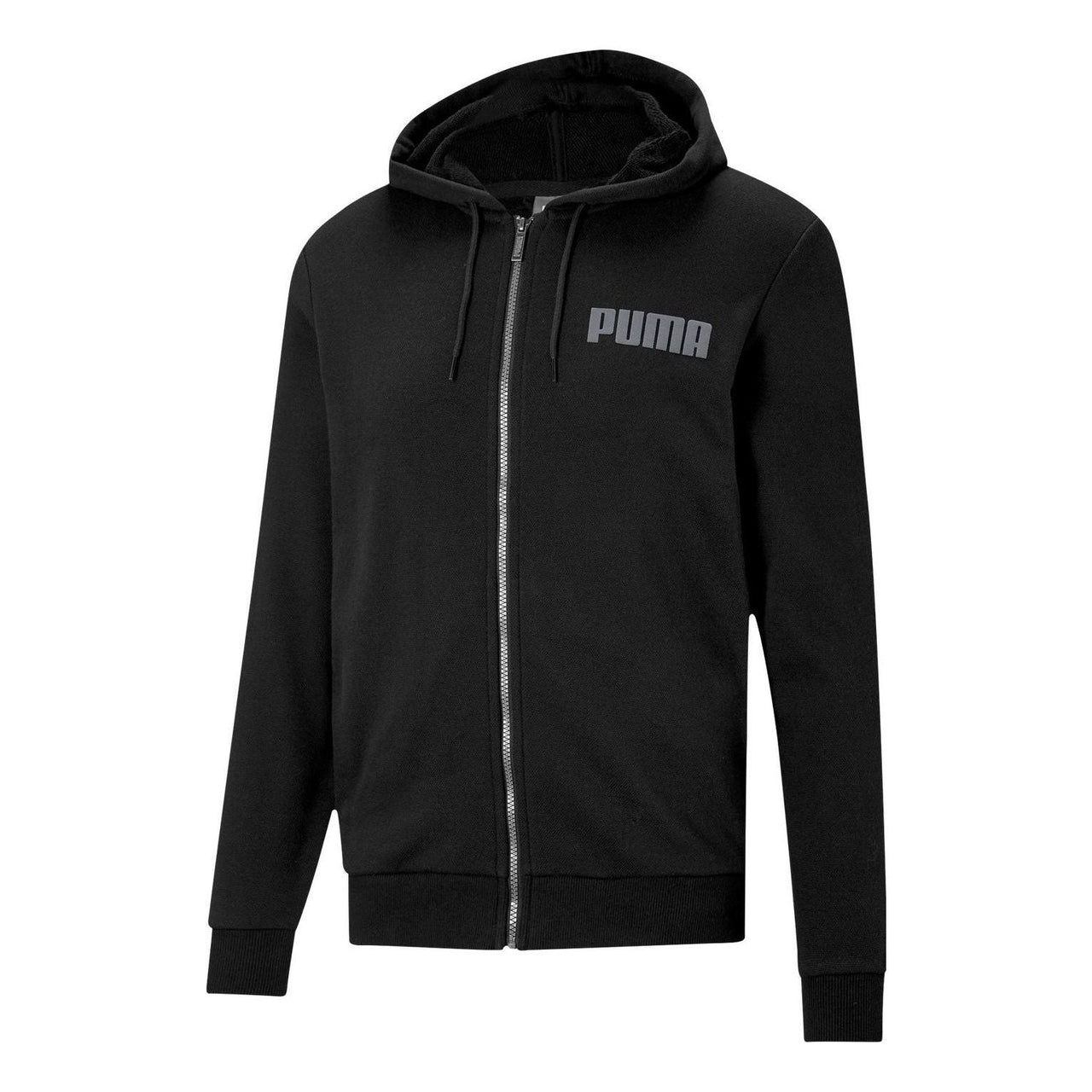 PUMA Modern Basics Full-Zip Jacket 'Black Grey' 588802-01