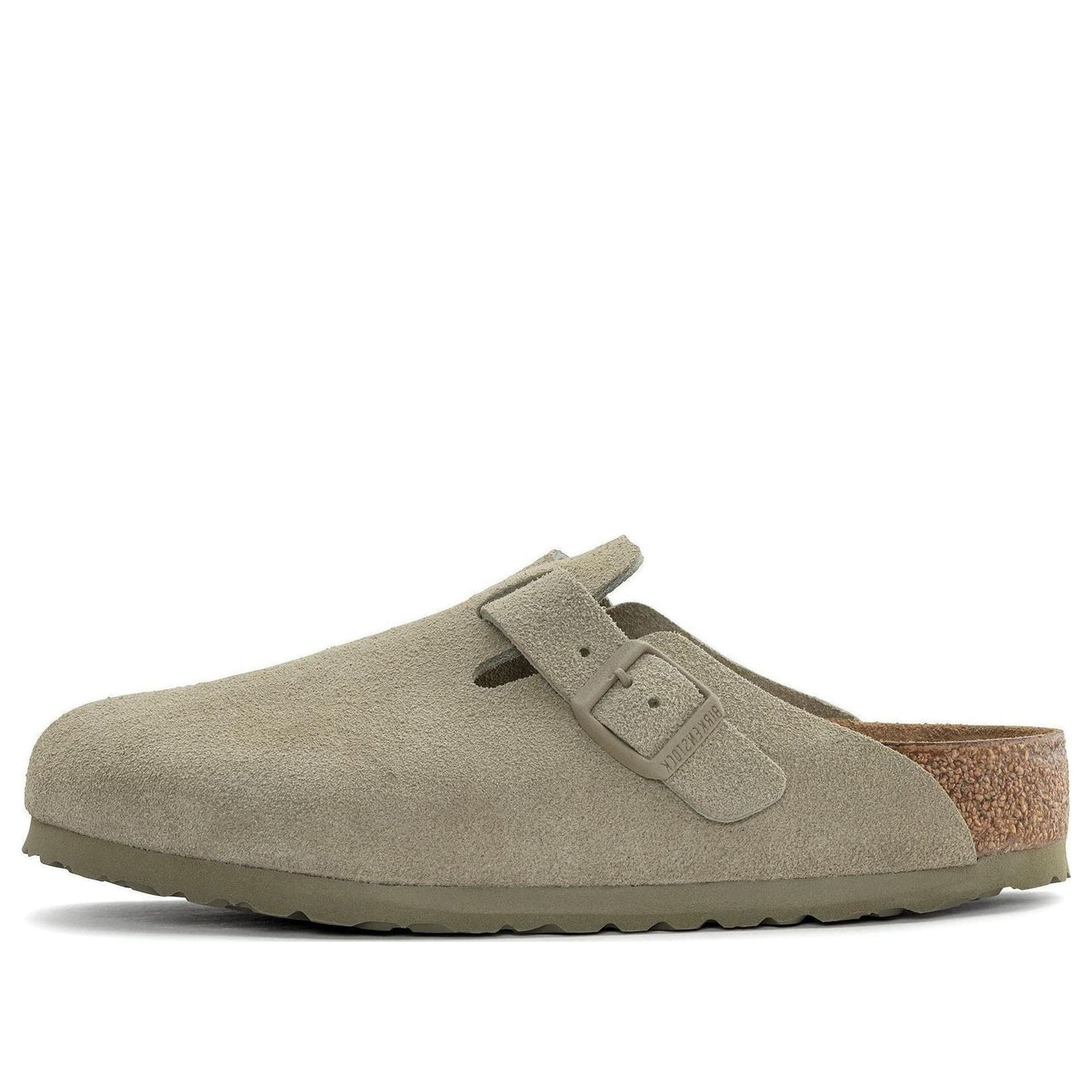 Birkenstock Boston Suede Leather 'Faded Khaki' 1025788