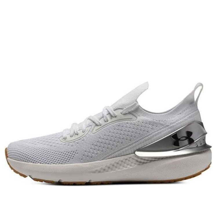 (WMNS) Under Armour Shift Tennis Shoes 'White Silver' 3027777-101