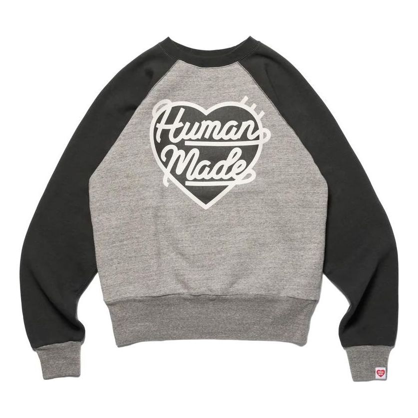 HUMAN MADE Heart Sweatshirt 'Grey' HM24CS040
