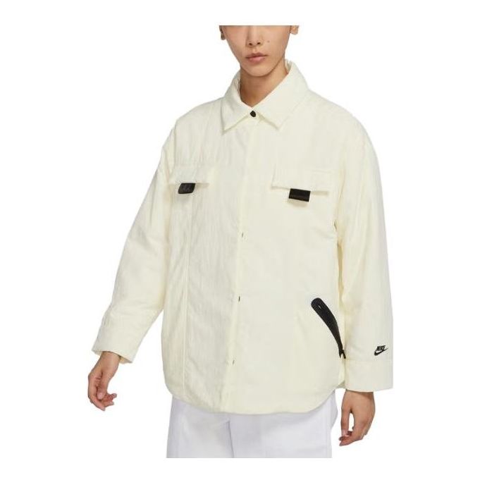 (WMNS) AS W Nike Sportswear TF Turf TP INSUL Shirt JKT Jacket CASHMERE DD4631-715