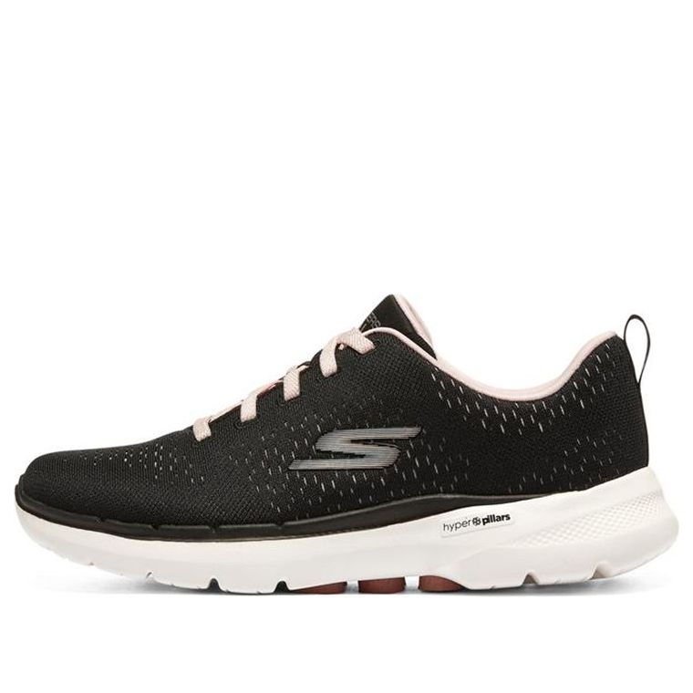 (WMNS) Skechers Go Walk 6-Adora 'Black Pink White' 124524-BKLP