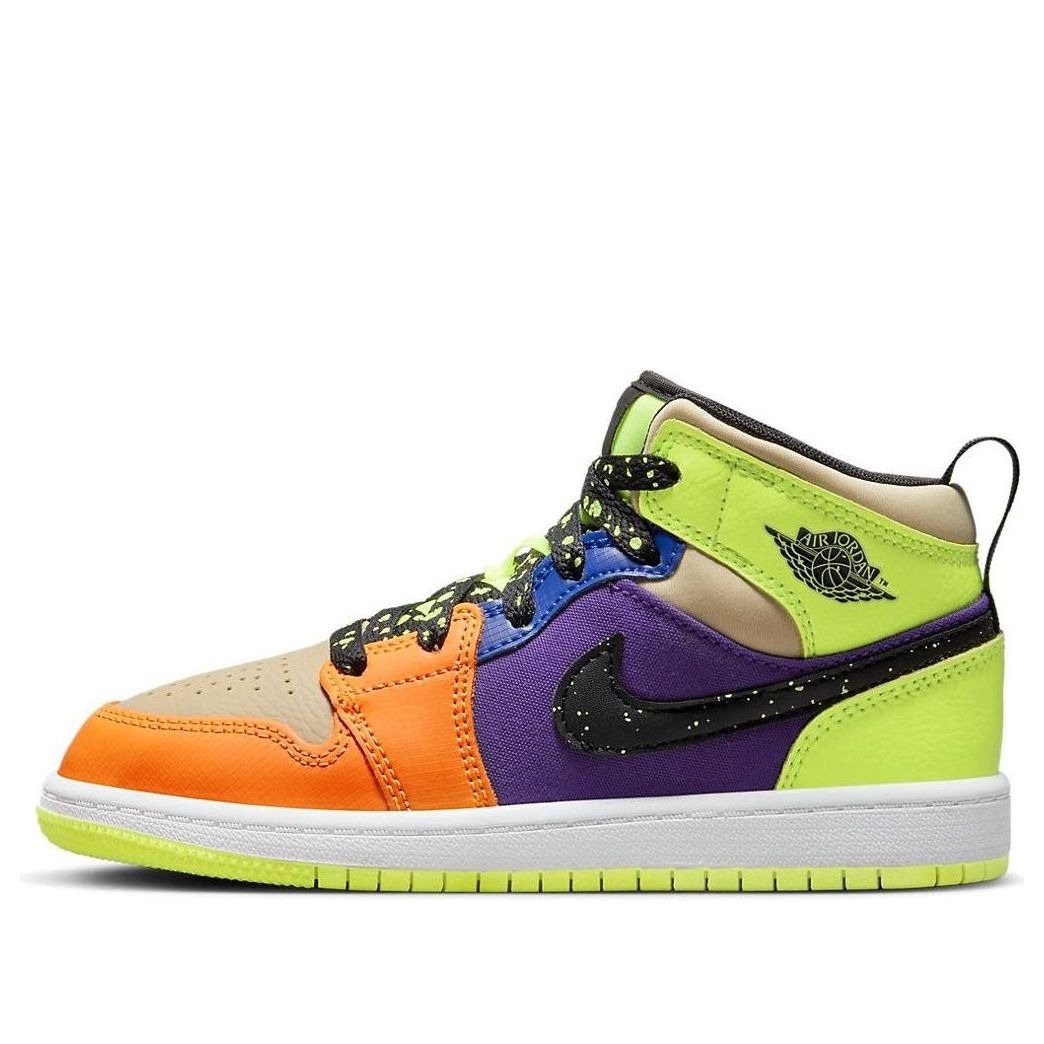 (PS) Air Jordan 1 Mid SE 'Volt Vivid Orange' FD8793-700