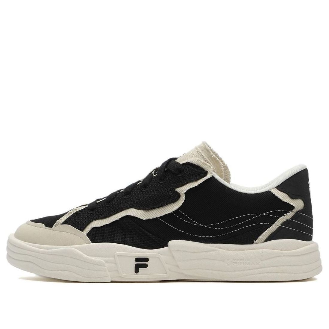 (WMNS) FILA FUSION POP  Skate Shoes 'Black White' T12W332101FBB