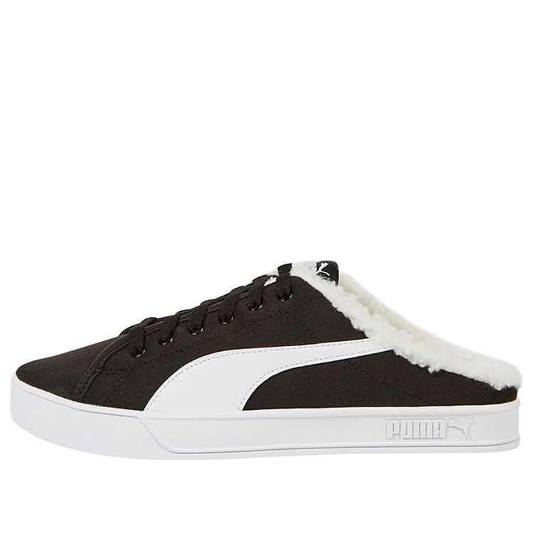 PUMA Bari Mule Sherpa Casual Sneakers Black/White 375953-01