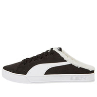 PUMA Bari Mule Sherpa Casual Sneakers Black/White 375953-01
