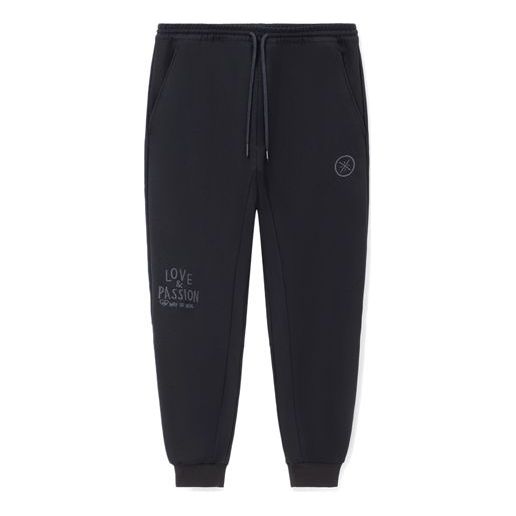 Li-Ning x DFT Way Of Wade Graphic Sweatpants 'Black' AKXR625-2
