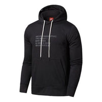 Men's Nike Alphabet Pattern Loose Long Sleeves Black AH2021-010