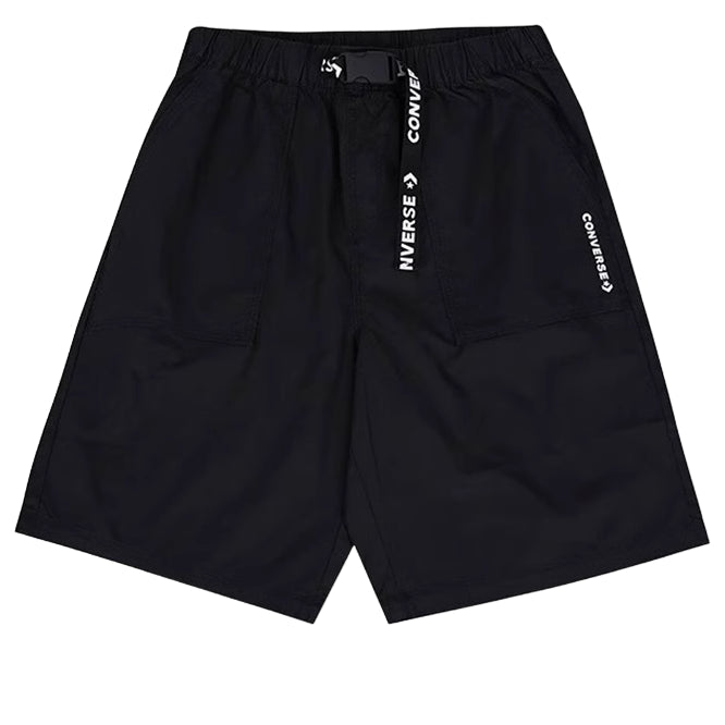(WMNS) Converse Classic Mid Woven Short 'Black' 10025200-A01