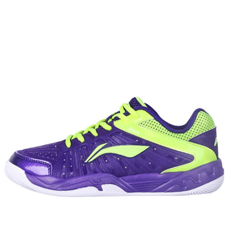 (WMNS) Li-Ning Flash 'Purple Fluorescent Green' AYTM032-1