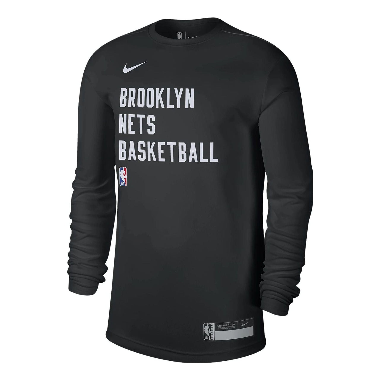 Nike Dri-FIT NBA Practice Long Sleeve T-Shirt 'Brooklyn Nets' FD9941-010