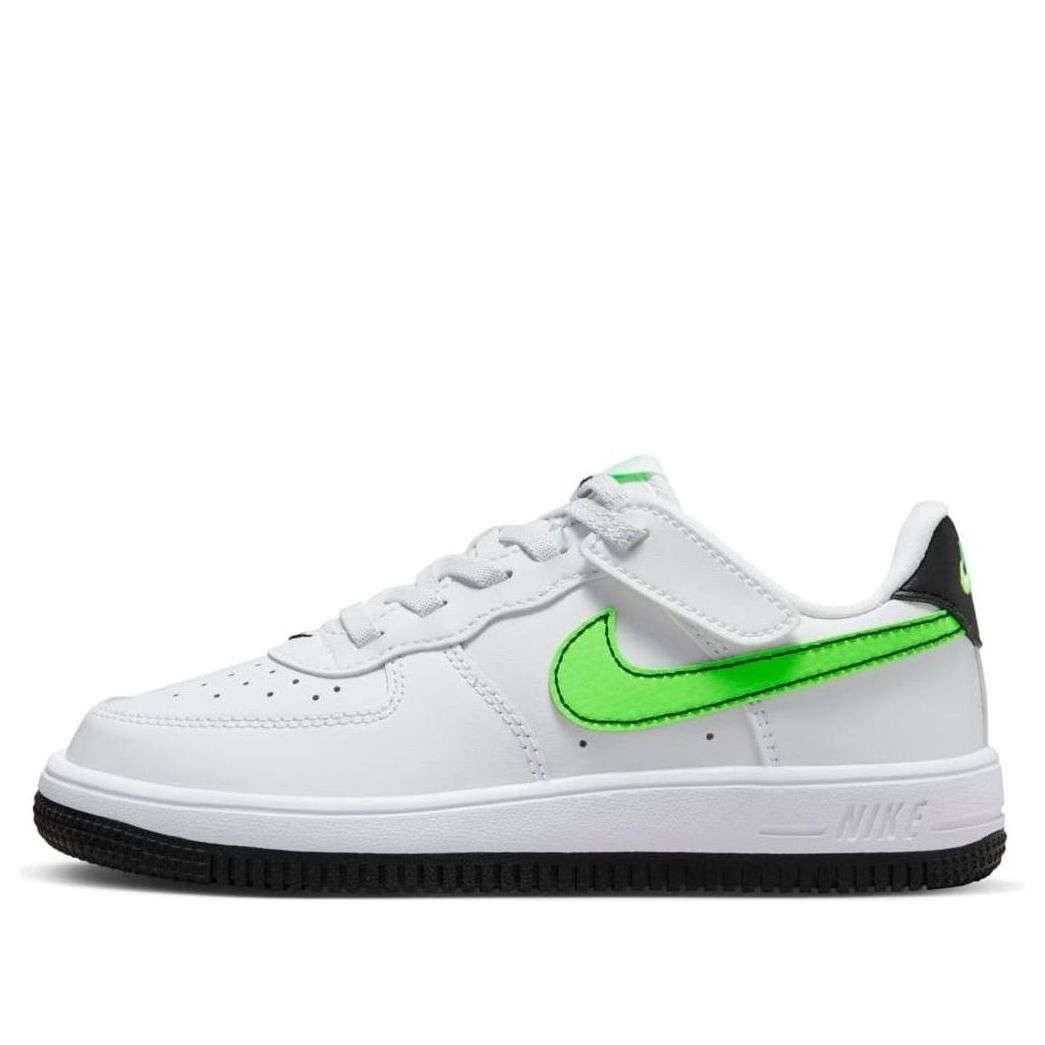(PS) Nike Force 1 Low EasyOn 'White Black Green Strike' FN0237-106
