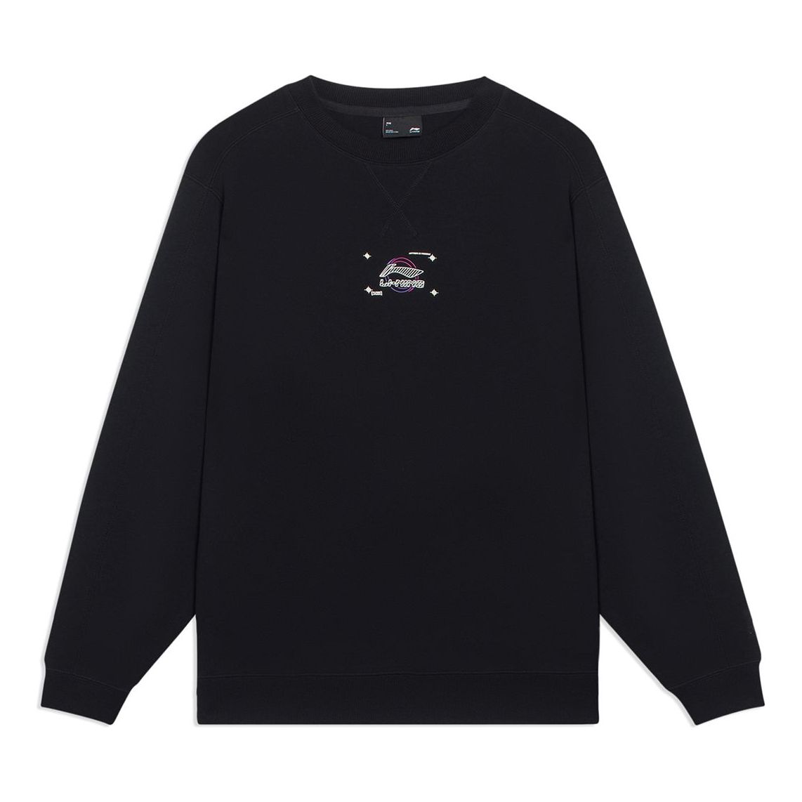 Li-Ning Logo Print Classic Pullover 'Black' AWDT063-2