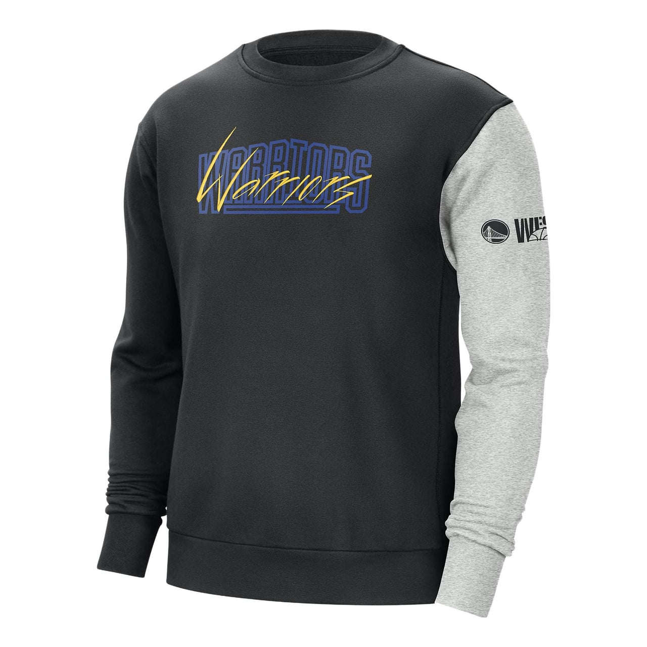 Nike x NBA Golden State Warriors Courtside Sweatshirt 'Black' DR9343-010