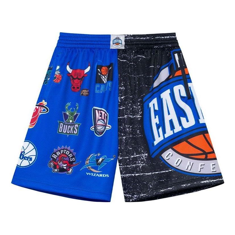 Mitchell & Ness x NBA All Star East Jumbotron 3.0 Shorts 'Black Blue' PSHR4984-ASEYYPPPMTWH
