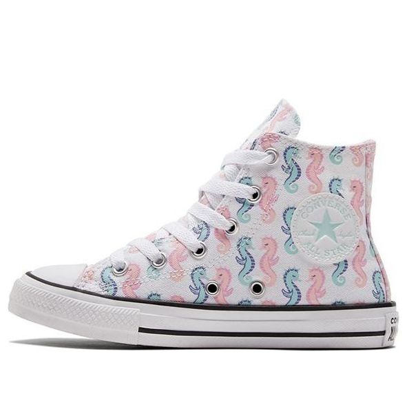 Converse Chuck Taylor All Star Sneakers K White/Blue/Pink 372871C
