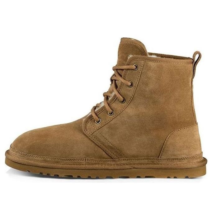 UGG Harkley Mid Tops Fleece Lined Brown 1016472-CHE