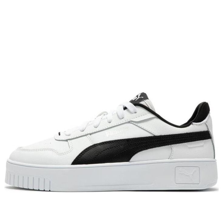 (WMNS) PUMA Carina Street 'White Black' 389390-03
