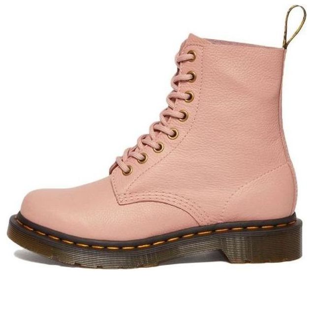 (WMNS) Dr.Martens 1460 Pascal Virginia Leather Boots 'Peach Beige' 26802329