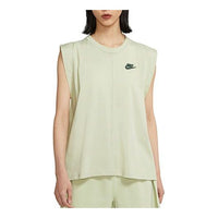 (WMNS) Nike Sportswear Casual Breathable Sports 3D Logo Sleeveless Green CZ9252-371