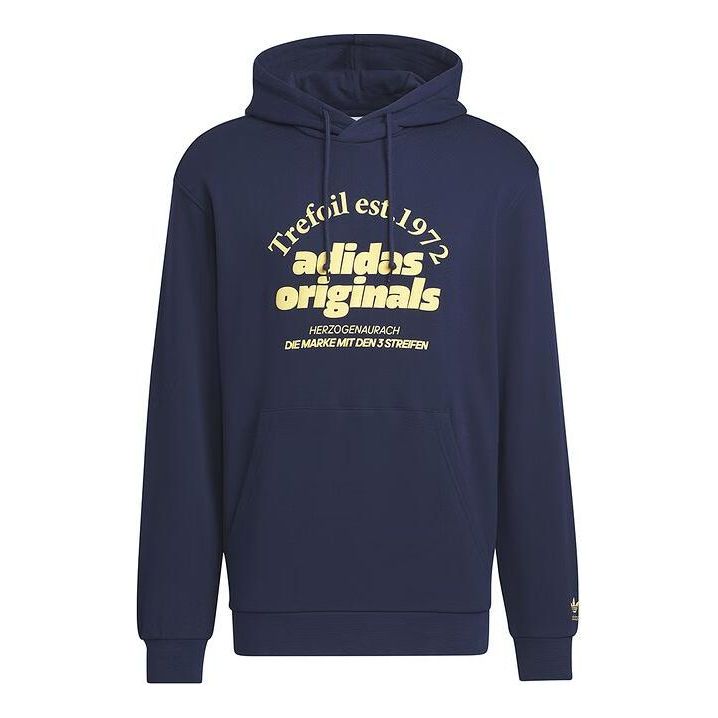 adidas Originals Graphic Hoodies Asia Sizing 'Navy' JE3487